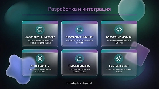 Разработка и интеграция — от NovaDeploy.digital
